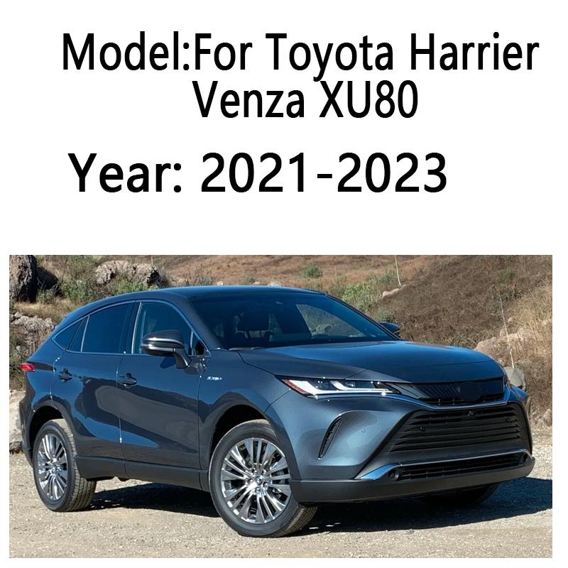 For Toyota Harrier Venza XLE XU80 2021-2023 Window Door Visor Vent Awning Sun Rain Wind Guard Cover Deflector Car Accessories