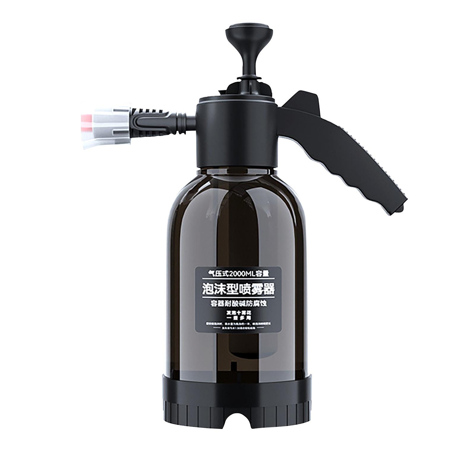 

2L Car Wash Foam Pot, Spray Pot, Pot, Manual Car Wash Fluid Generator, High-pressure Manual Spray Car Wash Pot One Size чёрный