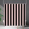 Shower Curtain Waterproof And Mildew-Proof Line Lattice Bathroom Striped Bathroom Curtain Shower Curtain Partition Curtain Free Of Punching
