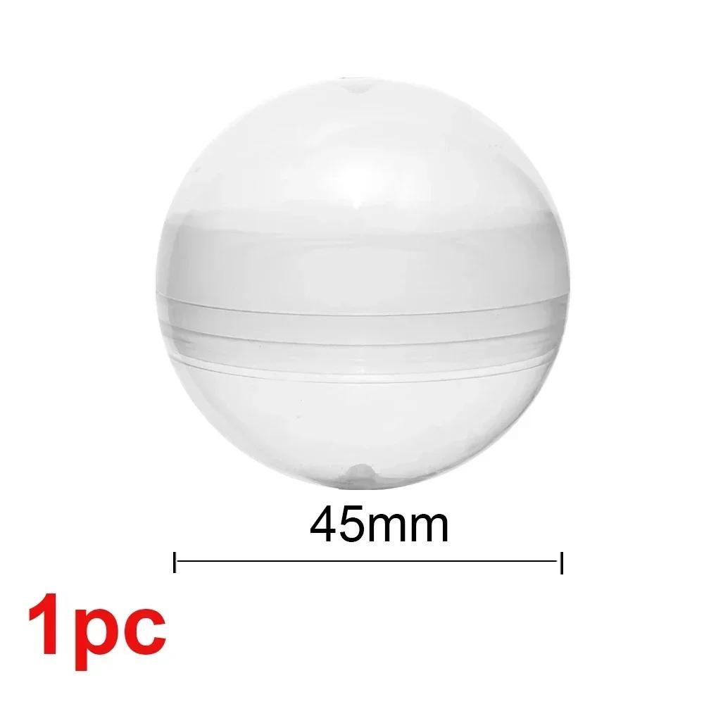 Empty Round Clear Capsules Toys Storage Case Egg Gumball Machines Small Container for Kids Party Favor Prize Toy Vending Eggs