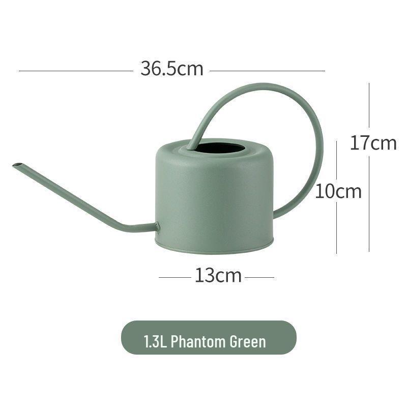 Leide Zhuzhu Wrought Iron Long Spout Watering Can for Flowers and Succulents