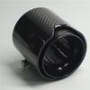 Car Carbon Fiber Exhaust End Tail Tips 71mm in