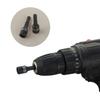 8mm Sleeve Wrench Adapter 2pcs with 1/4 Inch Hex Shank Magnetic Socket for Screwdriver Drill Ratchet and Pneumatic Tools