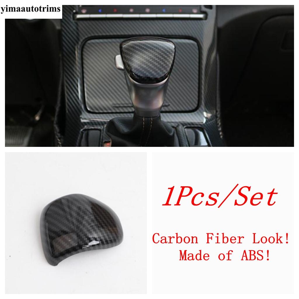 Gear Shift Panel / Head Light / Water Cup / Window Lift Cover Trim For Kia Seltos - ABS Carbon Fiber Interior Accessorie Gear Shift Head