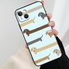 Cute Dachshund Sausage Dog Phone Case For iPhone 17 Pro Max 16 15 11 13 12 14 Pro Max mini 15 16 Plus 16e 17 Air Cover