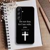 Bible Verse Jesus Christ Christian Phone Case For Samsung Galaxy A73,21,22,32,71,53,52,51,80,5G Soft Black Cover