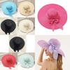Large Edge Straw Hat With Sun Protection For Women Summer Beach Fashion