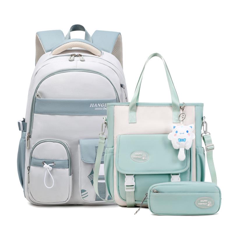 2024 Korean Style Large-Capacity Multifunctional Backpack for High School & University Girls
