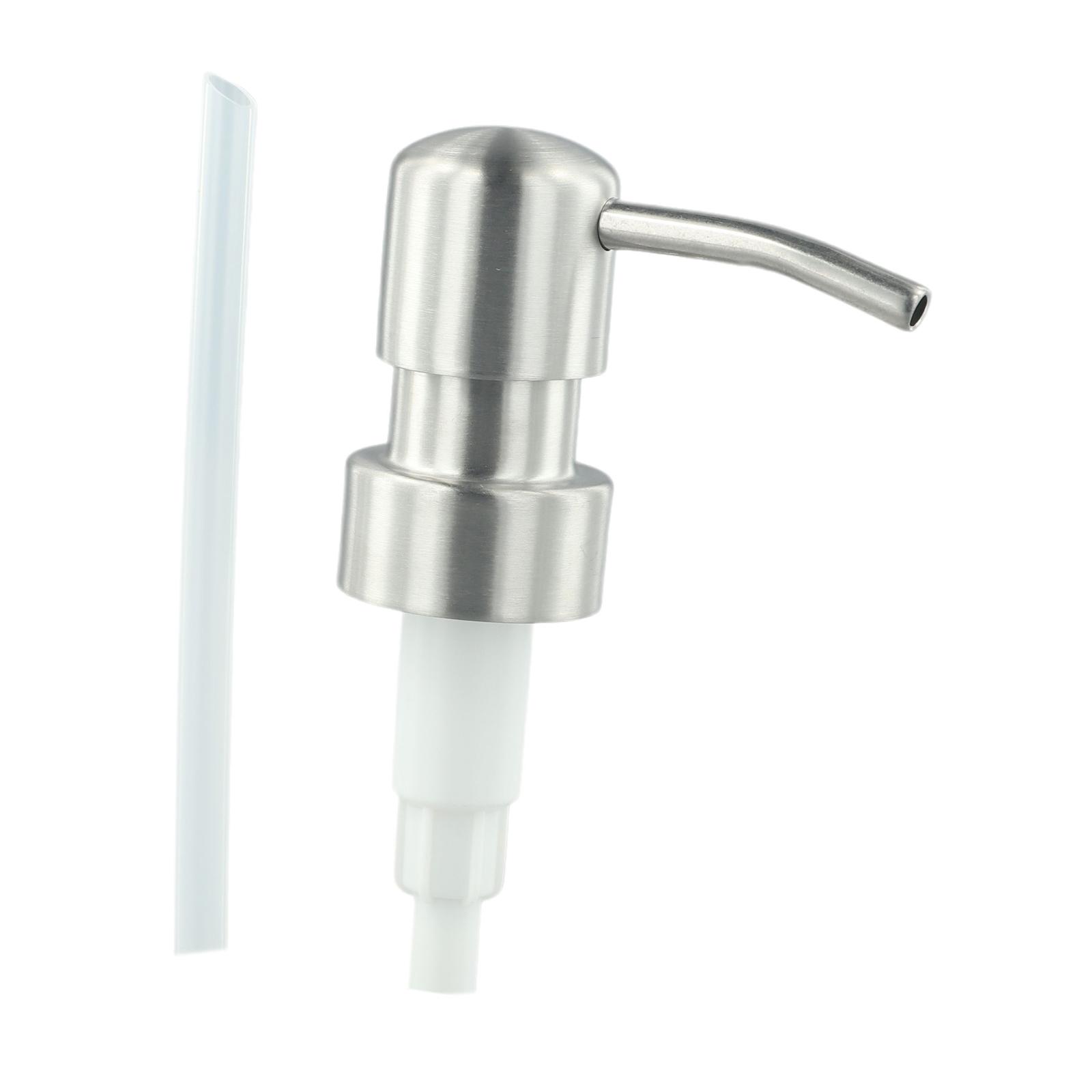 

1PC Bathroom Liquid Lotion Soap Dispenser Pumps Head Handle Stainless Steel Pump Head For Hand Press Kitchen Dispenser Tube