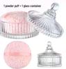 Large Nian Gao Fluff Setting Powder Cushion - Cotton Candy Flocked Powder Puff