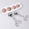 New S/L Code Kitchen Convenient Stainless Steel Meatball Clip DIY Fishball Rice Ball Making Mold Handheld Meatball Machine Cooking Tool
