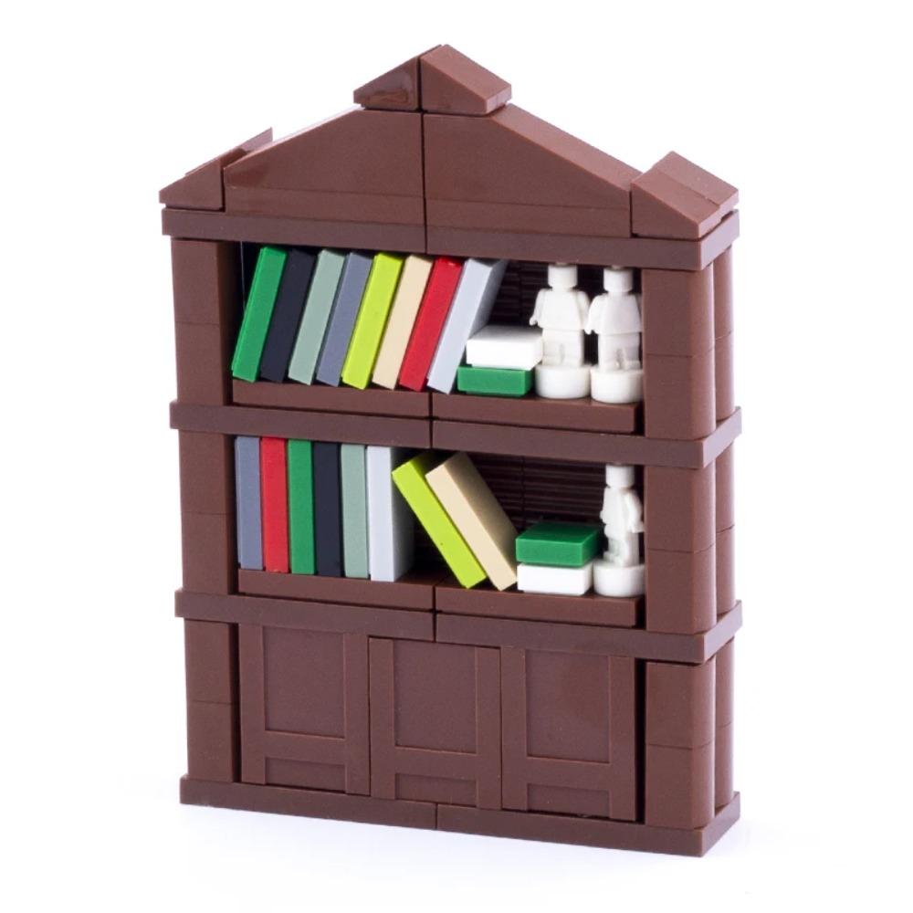 MOC Město Dům Stavebnice Kuchyně Kancelář Ložnice Piano Postel Pohovka Lednice Lampa Knihovna Akvárium Sada Kostek Hračky