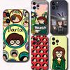 Anime D-Daria Phone Case Black Silicone Soft Shell For IPhone 17 16 15 14 13 12 11 Air Pro Max Plus Hot Sale