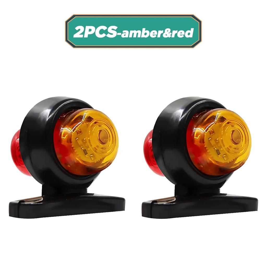 12-24V Mini Universal Warning Light Side Marker Lights for Truck Double Side Lighting Indicator Lamp Clearance Lights 2025