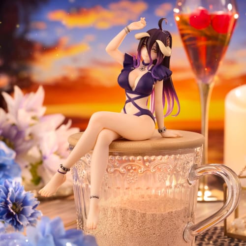 Overlord Noodle Stopper Figure Albedo Dark Purple Ver.