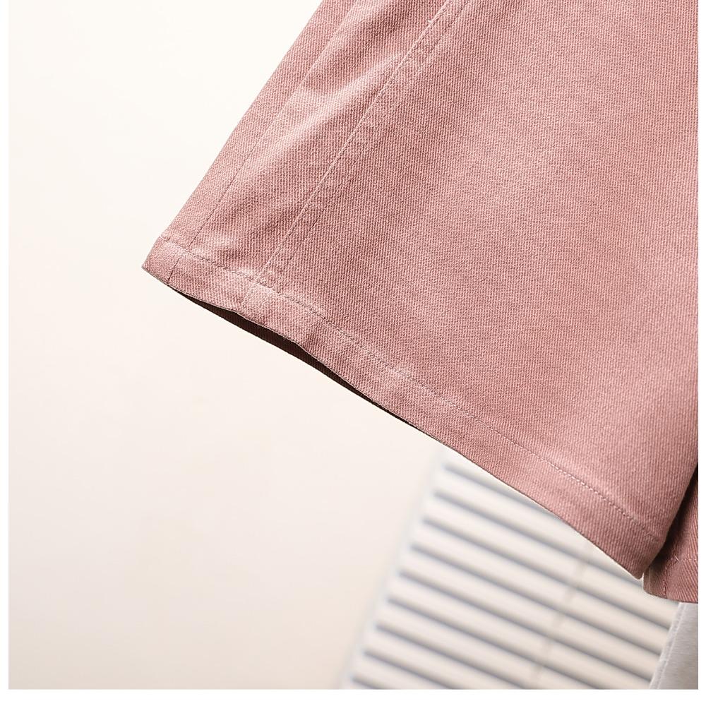 DIMANAF Plus Size 2025 Women Shorts Pants Summer Elastic Solid Loose Harem Jeans Short Basic High Waist Pants