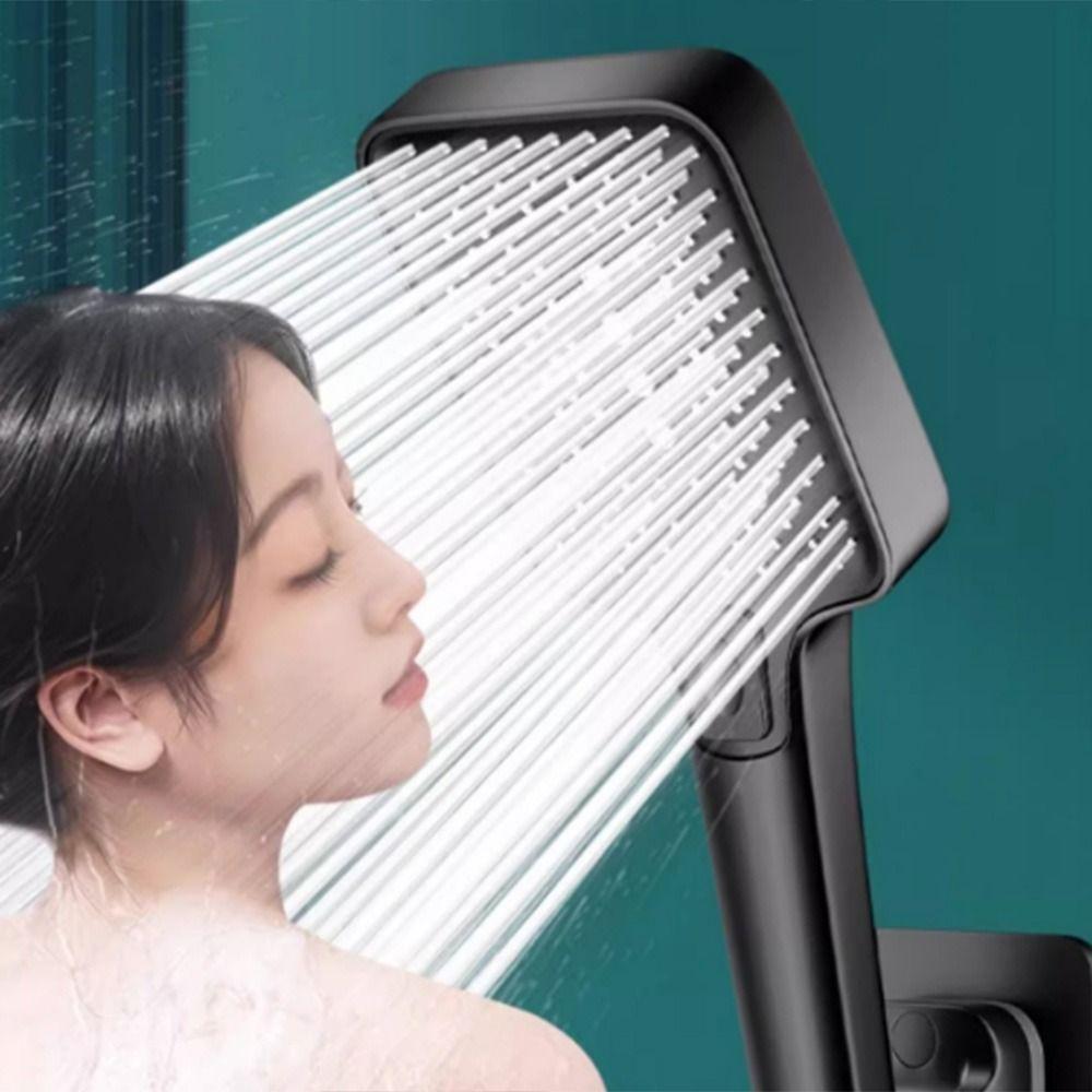 High Pressure Shower Head 3 Modes Adjustable Rainfall Shower Head Shower Spray Nozzle Shower Tool