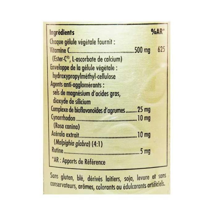 Solgar Ester-C Plus 500 Box of 50 Vegetarian Capsules