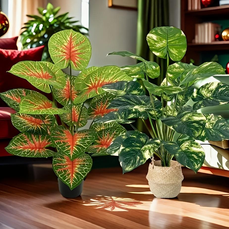 2pcs Simulation of Green Plants Home Decoration Scenery Garden Landscape Fake Potted Plants