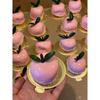 50 Pcs 3.14 Inch Mini Round Golden Cake and Bread Stand for Mousse Cupcake Base Paper Plates Circle Dessert Base Board (Gold)