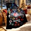 Custom Name Personalized NFL Print Blanket, Home Decor, Bedroom, Sofa, Camping, Couch, Gifts for Birthday Christmas