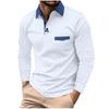 Essential for Men! Long Sleeve Polo Shirt, Slim Fit, Casual Daily Wear