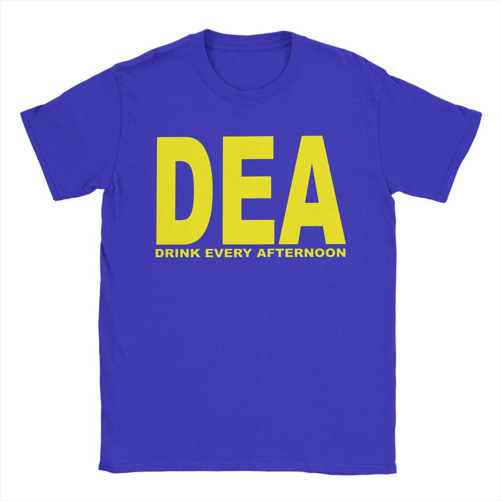 Fashion DEA T-Shirt Men Round Collar 100% Cotton T Shirts  Short Sleeve Tees 4XL 5XL 6XL Clothing