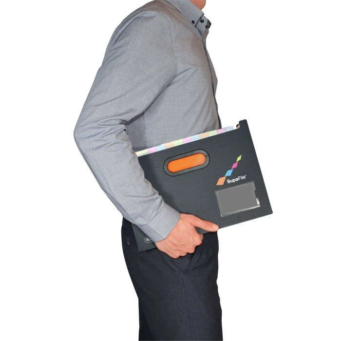 Trieurs à soufflets - rapesco - 1729 - a4 - 13 compartiments - multicolores - noir