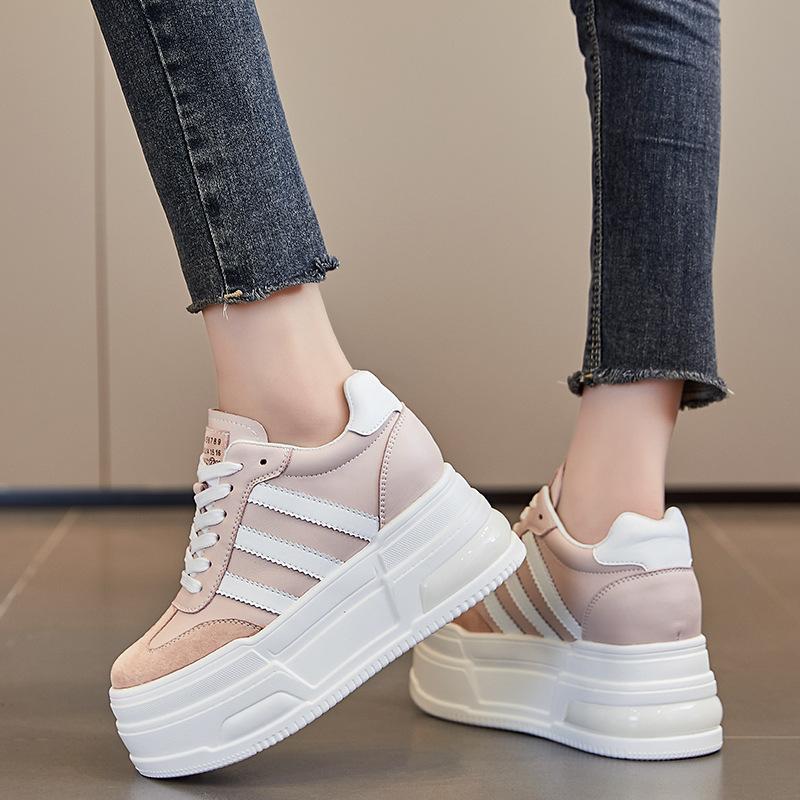 Inner height increase New spring and autumn platform ins sports and leisure shoes A