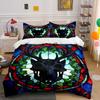 Deer Skull Art Décor Set Soft Comfortable Duvet Cover Bedding Set Included 1*Duvet Cover & 2*Pillowcases, Gift
