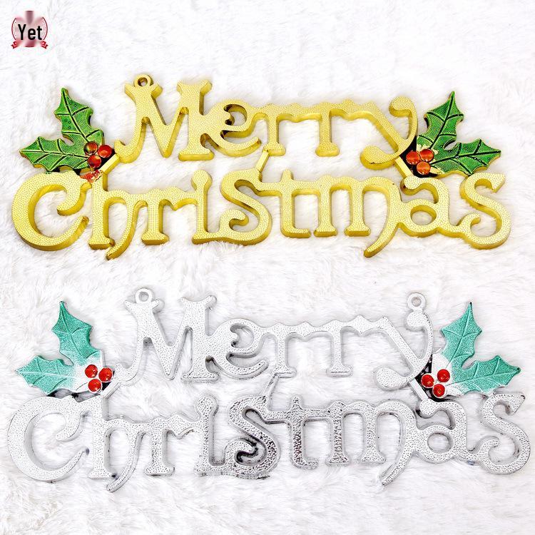 Merry Christmas Creative Door Hanging Sign - Festive Decoration