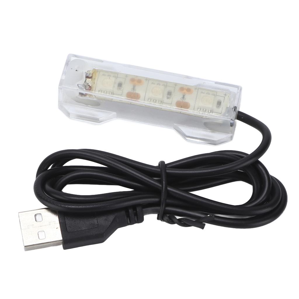 Aquarium Light USB Charging Plastic Fish Tank LED Light for Aquatic Plants LandscapeBlue