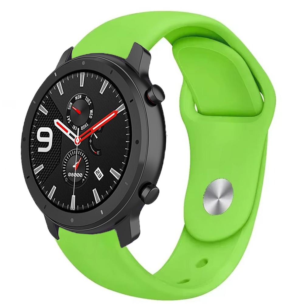 22mm 20mm Silicone Strap for Amazfit GTR 47mm/Balance 2 1/Bip 6 5/GTR 3pro Sport Bracelet for Amazfit Active 2/GTS 4 Mini 3 Band