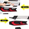 Tail Light Blackout 10PCS Smoked Vinyl Overlay Cover For Corvette C8 -2025