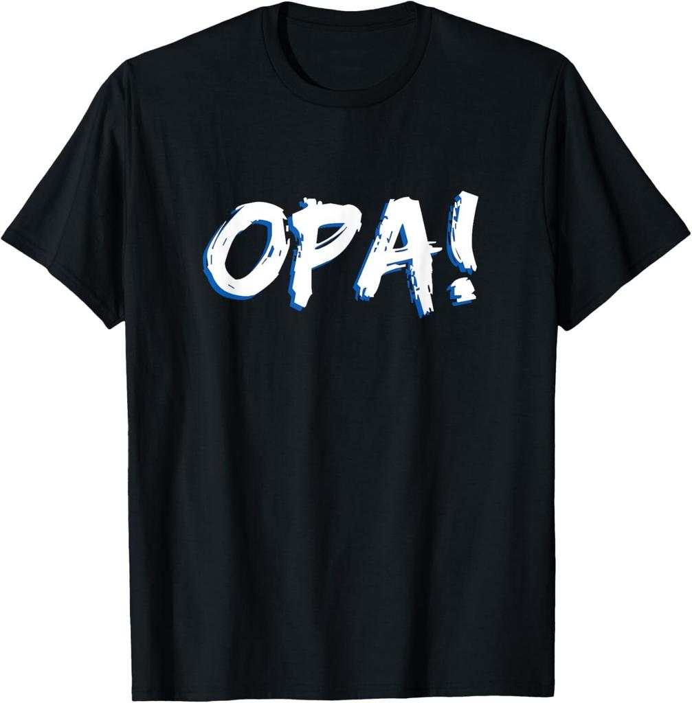 Opa Greek Celebration Party Greece National Pride T-Shirt