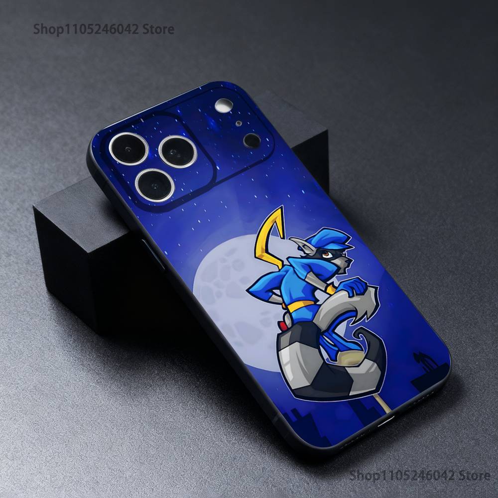 

Game Sly C-Cooper Phone Case For iPhone 17,16,15,14,13,12,11,Pro,XS,Max,XR,Plus,E,SE4,Mini Black Soft Cover iPhone15