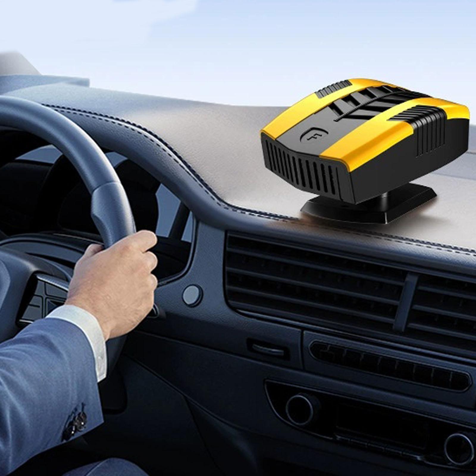 

Car Heater,12V Portable Heater For Vehicle,Car Heater That Plugs Into Lighter,2 In 1 Heating & Defroster For Car Windshield,Window Defroster One Size