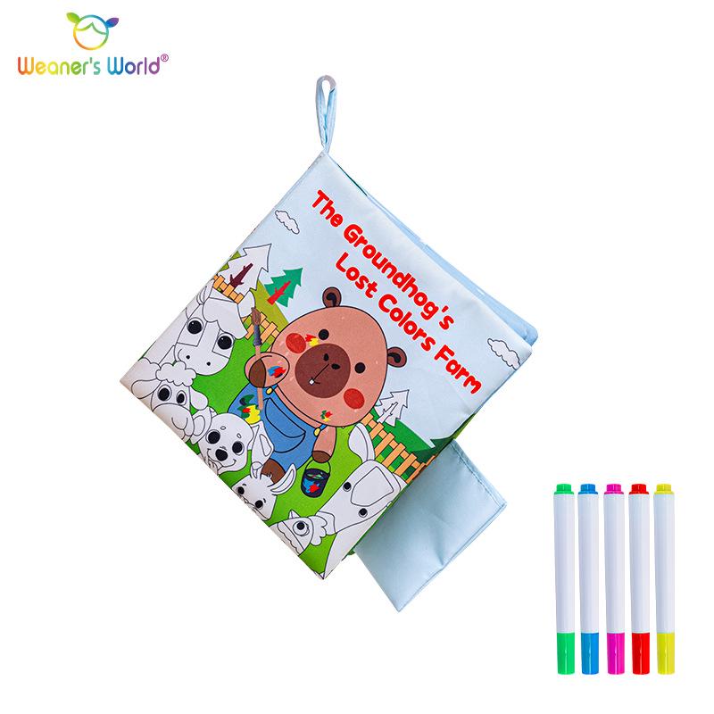 

Интерактивная моющаяся тканевая книга-граффити: Многоразовое, Устойчивое к разрывам Раннее образование для детей