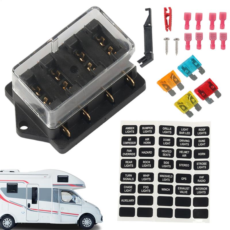 

Car Fuse Box Circuit Block For Vehicle High-Temperature Resistant Multi-way Fuse Box For Overload And Short-Circuit Prevention China Mainland