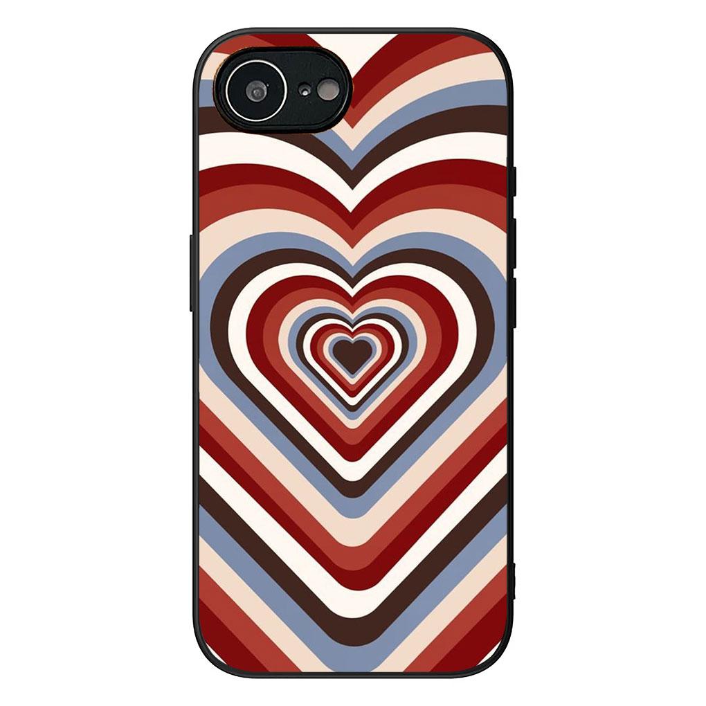 Cover for Samsung Galaxy S22 S21 S20 FE Ultra Plus A35 A36 A55 A37 A33 A34 A57 Coque Phone Case Pink Star Dark Red Heart Love