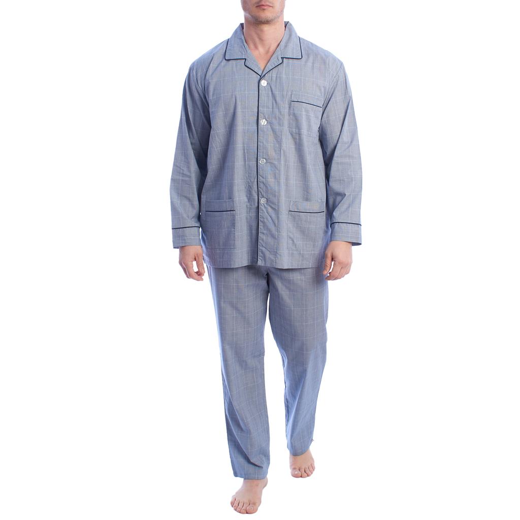 Pijama masculino estilo popeline KLP5