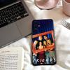 TV Friends Phone Case For Samsung S25,24,23,22,30,21,10,9,Ultra,Plus,Lite,FE,4,5 G Soft Black Case
