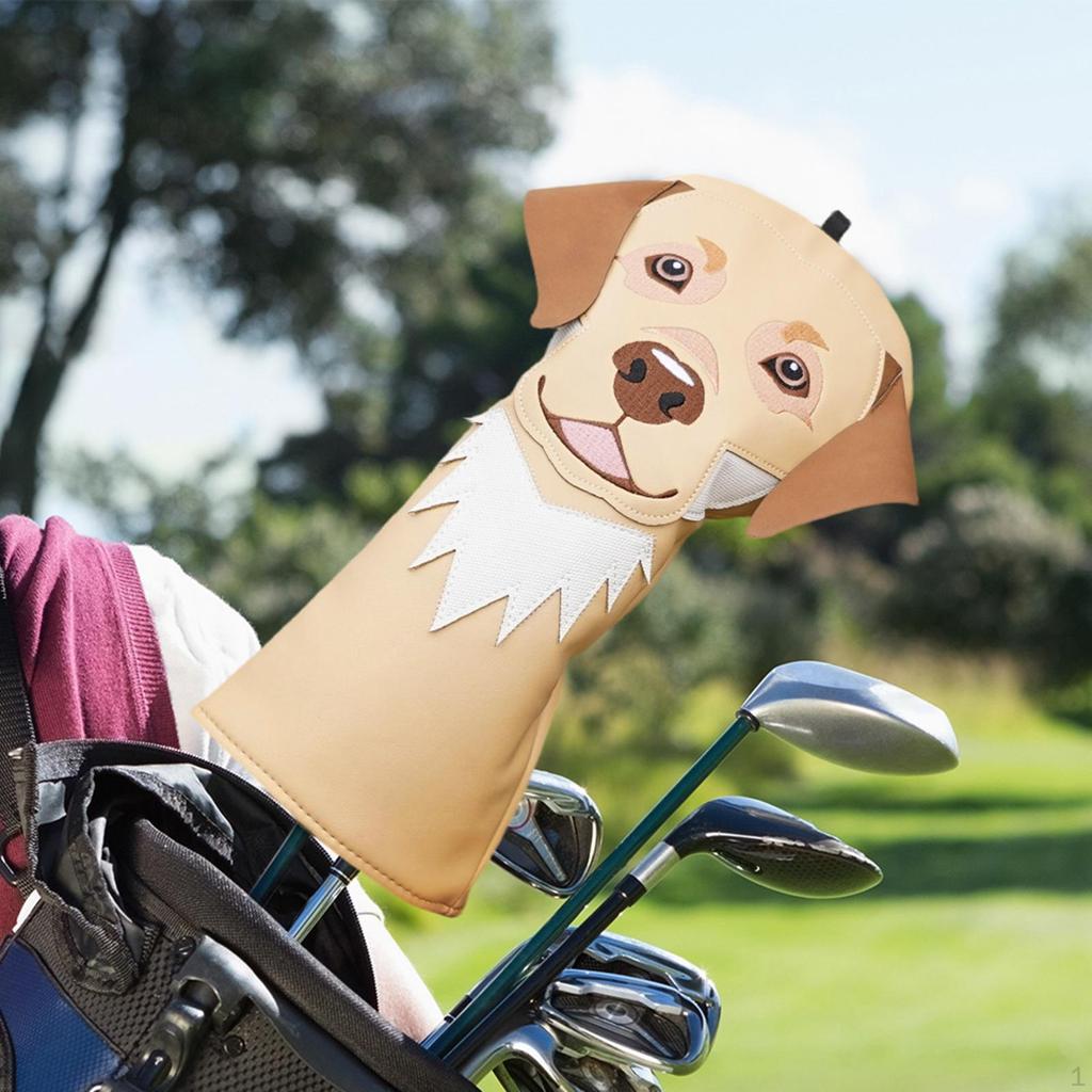 Dog Shaped Golf Club Head Cover for Wood Practical Headcover