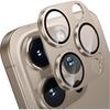 Desert Titanium Aluminum Tempered Glass Camera Screen Protector Cover for Iphone 16 Pro Max 15 Plus 14 13 Mini 16Pro 12 Protection Phone Accessories