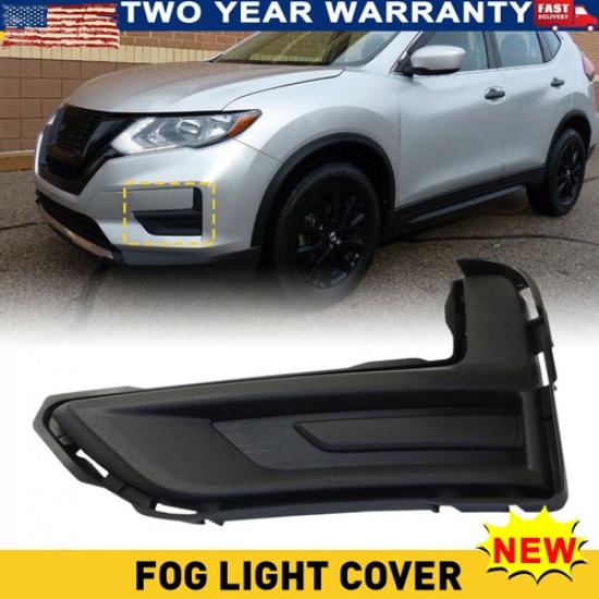 Fog Bezel Light Cover Left Side For Driver 622576FL0A Nissan Rogue 2017-