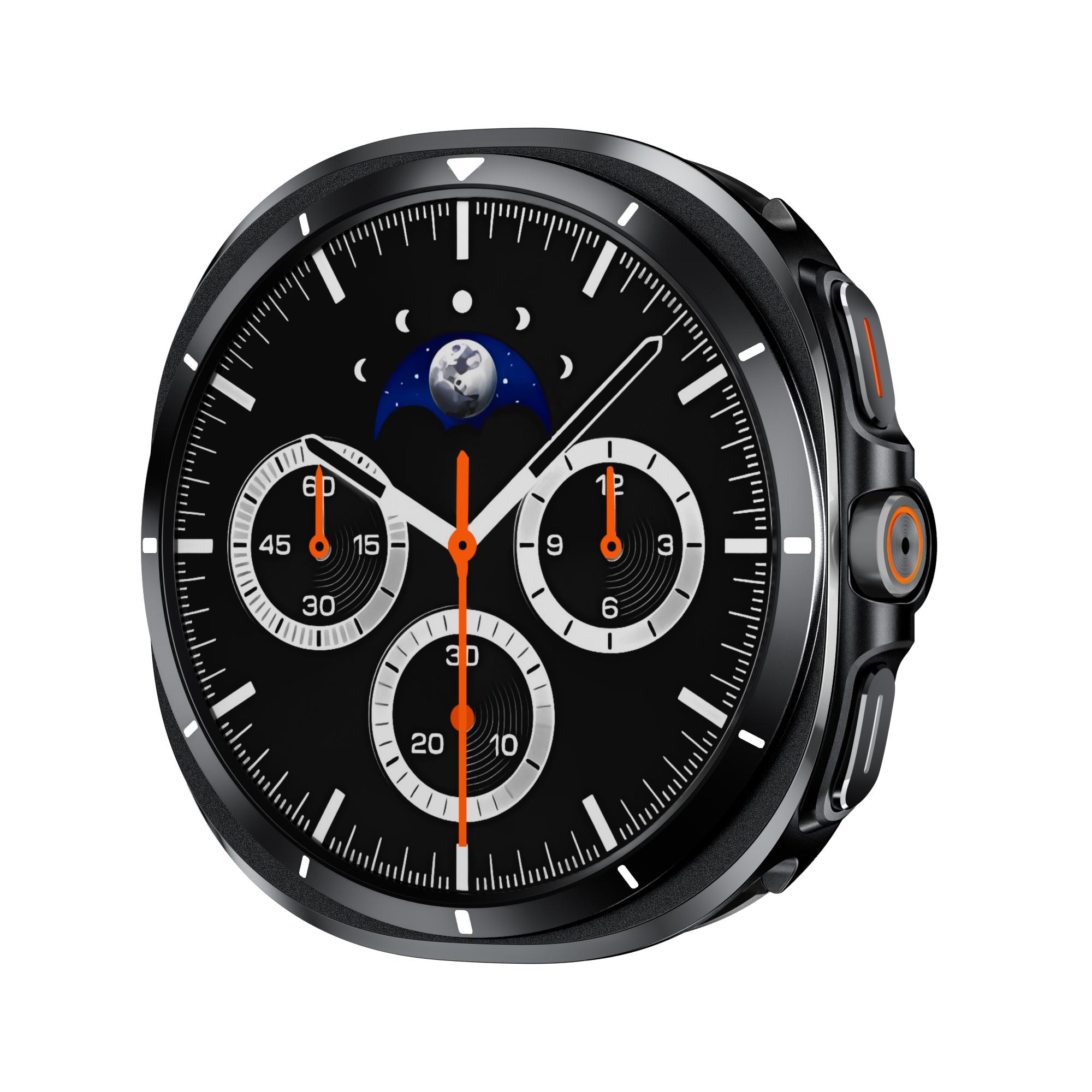 Корпус из алюминиевого сплава для Samsung Galaxy Watch 8 44 мм Роскошный металлический защитный чехол для Galaxy Watch 8 40 мм Без стеклянной оболочки for Galaxy 8 44mm