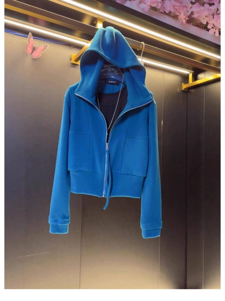 Korean Style Age-Reducing Casual Two-Piece Set: Hooded Sweatshirt & Wide-Leg Pants for Autumn/Winter 2025