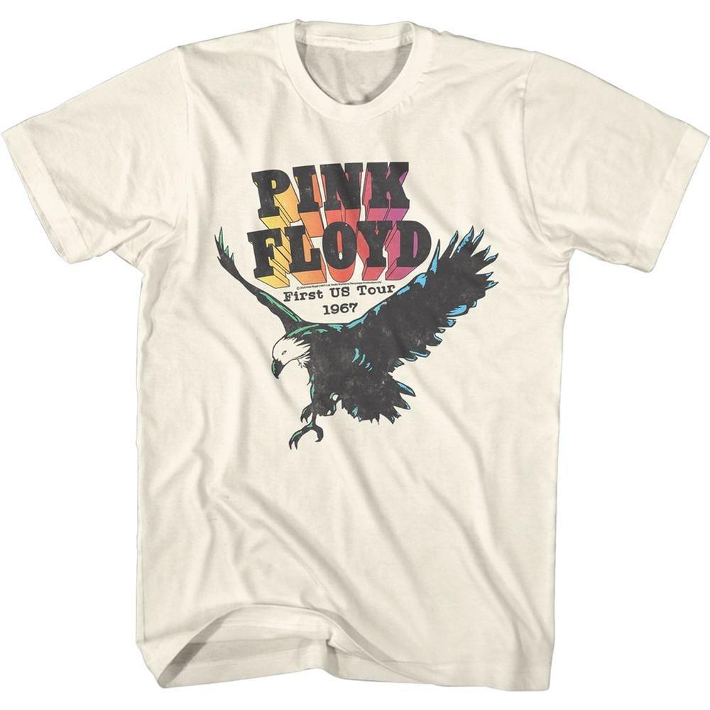 Pink Floyd First US Tour 1967 Natural Music Band Shirt