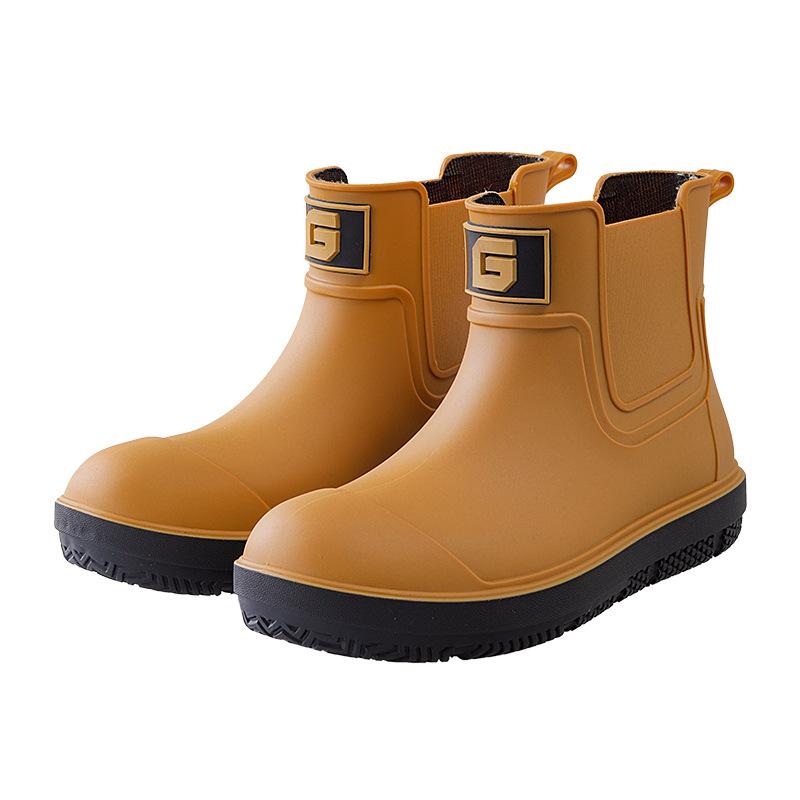 Europäischer & Amerikanischer Stil Unisex Wasserdichte High-Top Regenstiefel - Umweltfreundliche Outdoor Gummischuhe