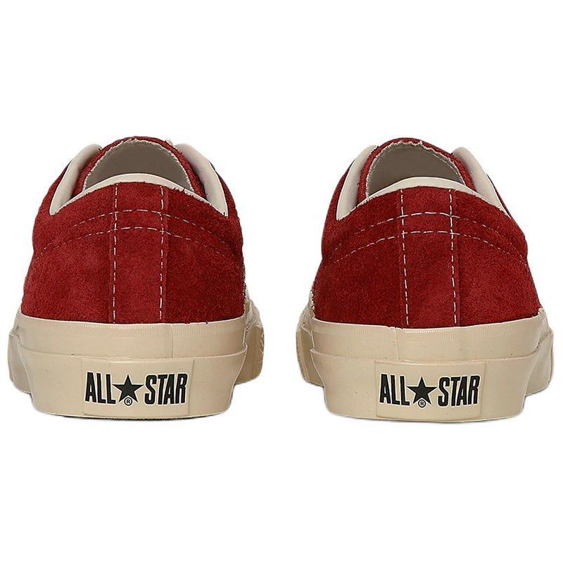 Converse Star And Bars Suede Comfortable Versatile Non Slip Durable Low Top Skate Shoes Unisex sneaker Red 35200840